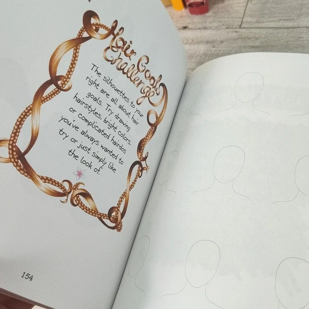 Color Me Creative Kristina Webb‎ 2015 First Edition Softcover Art Challenge Book